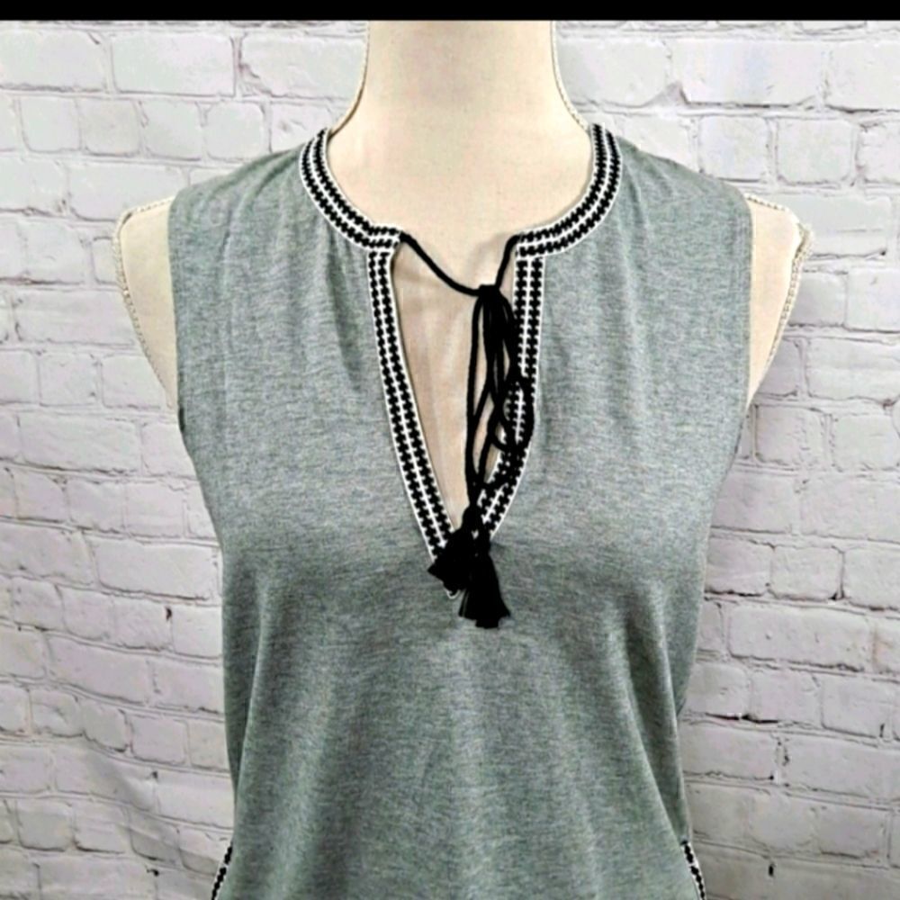 J CREW  Tie Neck Tank Top